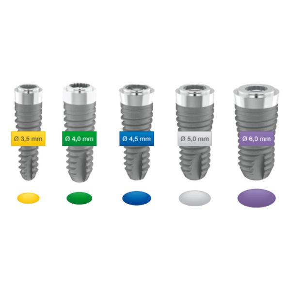 THOMMEN SPI® Implant Internal Titanium Premill Blank 14mm Engaging 3.5mm/ 4.0mm/ 4.5mm/ 5.0mm/ 6.0mm