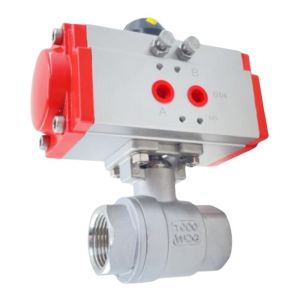 Buy cheap Manual Driving Mode Outlet Stainless Steel Pneumatic 2PC Ball Valve OEM Customized Support from wholesalers