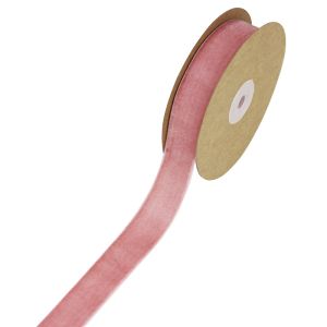 Buy cheap 25mm single side velvet ribbon with different size from wholesalers