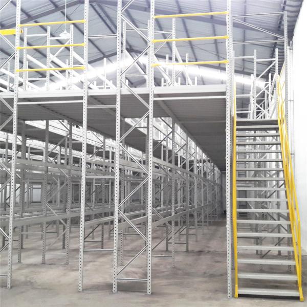 Buy cheap Powder Coating Or Galvanized Mezzanine Racking Systems Strong Customizable from wholesalers