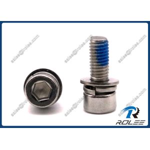 Buy cheap Stainless Socket Head Cap Self-locking SEMS Screw with Spring & Flat Washers product