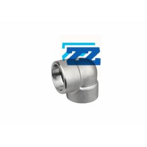 Buy cheap 1 1 / 2 " 3000 LB Socket Weld Elbow , Large Alloy Steel Socket Weld Fittings from wholesalers
