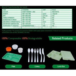 Buy cheap Blister molding biodegradable durable using coffe cup, cpla cup of blister molding, corn starch tea cup from wholesalers