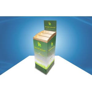 Strong Custom 3 Tier POP Cardboard Dump Bins UV Coating With 4color CMKY Offset