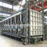 Buy cheap 1200 Degree Heat Treatment Furnace Car Bottom Furnace 4 Zones Gas Fired Hot Air Furnace from wholesalers