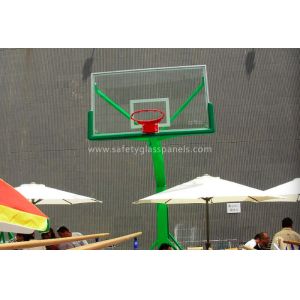 Buy cheap Custom Acrylic Glass Basketball Backboard With Basketball Hoop And Board from wholesalers