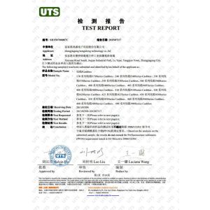 Zhangjiagang Hongsheng Technology Co., Ltd. Certifications
