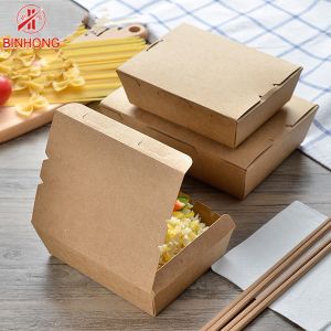 Buy cheap Takeout Recycled Folding Paper Take Away Box Disposable 24oz from wholesalers