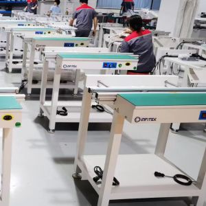 Buy cheap 1.5 Meter Single Rail Normal Smt Pcb Conveyor 460mm Max Width Motorized Rail Width Adjustment from wholesalers