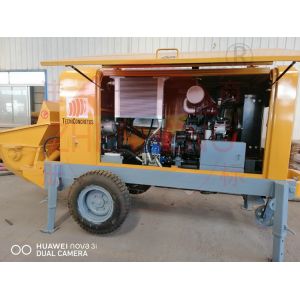 Buy cheap Ready Mix Electric Concrete Pump With Mixer Movable Automatic Unloading from wholesalers