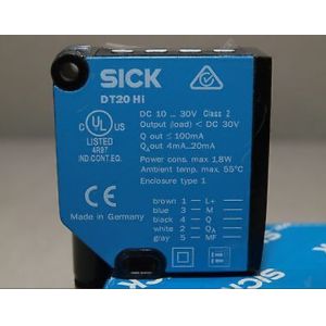 Buy cheap SICK Laser distance sensors DT20 Hi DT20-P244B 24.3 mm x 72.4 mm x 54.1 mm from wholesalers