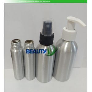 Buy cheap Custom Empty Cosmetic Perfume Bottles Aluminum Containers with Spray Pumps product