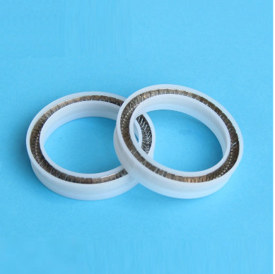 Quality Density 1.3G-1.5g Peek Products Peek Back Up Rings Cutom Loaded Spring Seal for sale