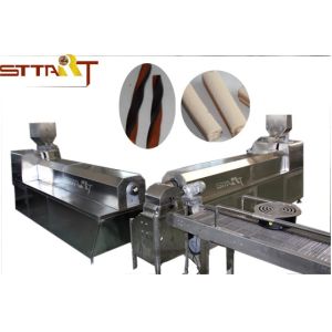 Buy cheap High Efficiency Single Screw Food Extruder , Smart Pet Treat Machine from wholesalers