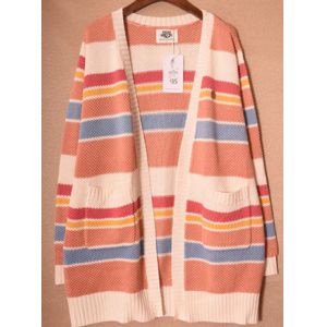 Buy cheap Girls Striped Sweater Cardigans Fashion And Casual cheap price two color autumn from wholesalers
