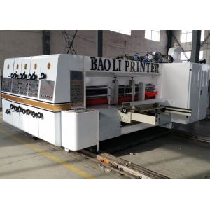 Buy cheap full automatic flexo printer slotter die cutter carton box machine from wholesalers