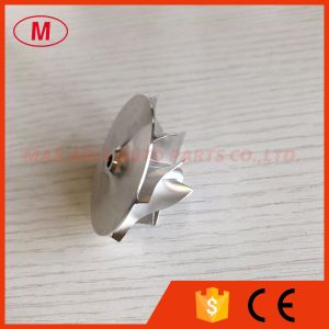 Buy cheap KP39 5443-123-2023 33.50/46.00mm 4+4 blades high performance turbo milling/billet compressor wheel for 5439-970-0065 from wholesalers