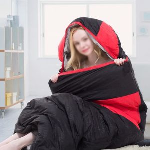 Rectangular Down Camping Sleeping Bags Lightweight Warmest Sleeping Bag