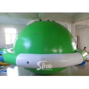 Buy cheap 4m dia. 4 person children N adults inflatable water spinner for playing water entertainment from wholesalers