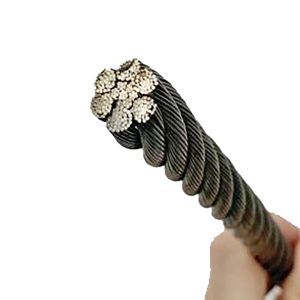Buy cheap Galvanized 6*37 20mm 1770Mpa Steel Cable Wire Rope for Lifting and ing Forklift from wholesalers