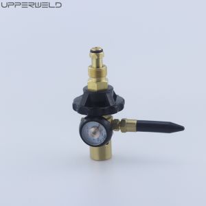 Outlet Nut Screw Balloon Filler Regulator with Cylinder Content Gauge and Rubber