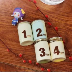 Buy cheap Food Grade PET Transparent Ice Cream Jars 8Oz Plastic Mini Cake Jar With Lid from wholesalers