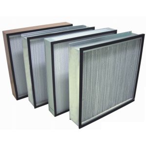 Buy cheap H13 / H14 Hepa Air Filter Deep Separator Pleated With Low Initial Resistance from wholesalers
