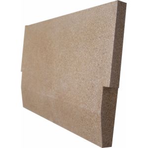 Buy cheap U Groove Fireplace Insulation Board Rectangle Shape For Industrial from wholesalers