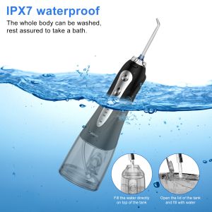 Usb Charged Cordless Water Flosser RoHS Approved