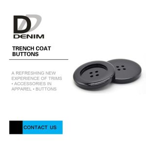 Buy cheap Washable DTM Resin Trench Coat Buttons With Customized Engraved Logo from wholesalers