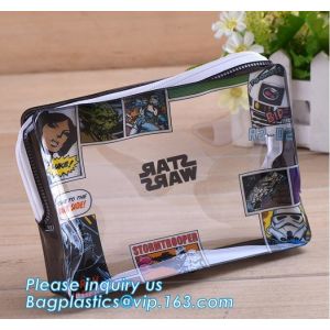 Buy cheap slider zip lock plastic cosmetic bags, Supply custom pvc k pouch slider zipper plastic garment t shirt bags, Clear from wholesalers