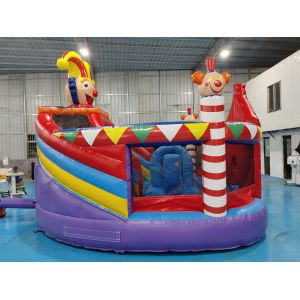 Inflatable Castle Inflatable Bounce House With Slides Clown Circus Inflatable