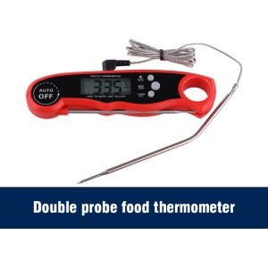 Buy cheap High Temperature Alarm Barbecue Smoker Thermometer Dual Probes Food Safety from wholesalers