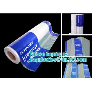 Buy cheap Clear Polythene 21x4x54'',0.8mil Dry Cleaning Bags and Perforated Plastic Bags on Roll with Custom Printing for Laundry from wholesalers