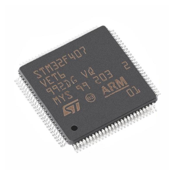 Quality Integrated circuit supplier MCU STM32F407VET6TR STM32F407VET STM32F407V LQFP-100 Microcontroller with low price IC for sale