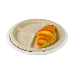 Buy cheap Disposable 10 Inch Compostable Biodegradable Sugarcane Bagasse Plates from wholesalers