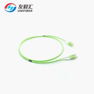 Buy cheap LC to LC Duplex Multimode OM5 Fiber Patch Cable 2.0mm LSZH 1M from wholesalers