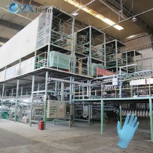 Buy cheap 100KW 380V Latex Glove Manufacturing Machine 50M-150M from wholesalers