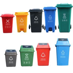 Buy cheap Outdoor Plastic Garbage Bin Trash Can 120 Liter Waste Bin Wheelie Bin from wholesalers