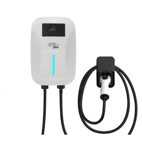 Quality 7KW Type 1 AC EV Charger with 4.3-inch Color Display and Galvanized Steel Wallbox Charging Station for sale