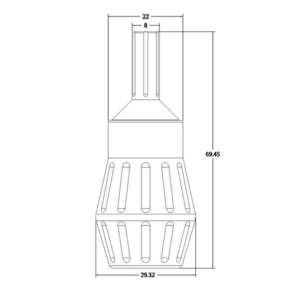 High Quality Aluminium 30MM Adjustable Tattoo Grip Cartridge Tattoo Grips For Cartridges Needle Use Handle Tattoo Grip