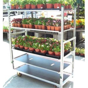 Flower Frame Seedling Cart Danish Plant Trolley Hot Galvanizing
