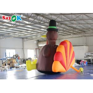 Buy cheap 4 Meter Inflatable Turkey Decoration With Air Blower For Thanksgiving Day from wholesalers