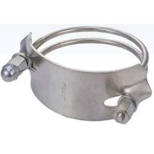 China Electroplating steel Spiral Clamp / tiger clamp Steel extrusion Technology on sale