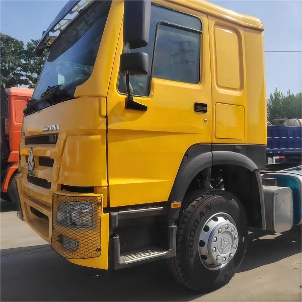 Quality Tow Used Tractor Trailer Howo Sinotruk 420 Hp 6x4 For Transportation for sale