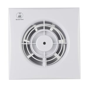 Buy cheap 125mm Low Noise Shutter Bathroom Ventilation Wall Mounted Exhaust Fan with Humidity Sensor Air Extractor Fan from wholesalers