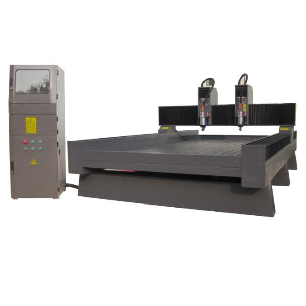 Latest 1820 two head tombstone carving machine with pully heavy duty cnc router
