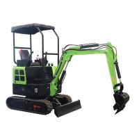 Buy cheap 1.8T Mini Crawler Excavator 3.5km/H-4.5km/H Small Household Excavator Machine product