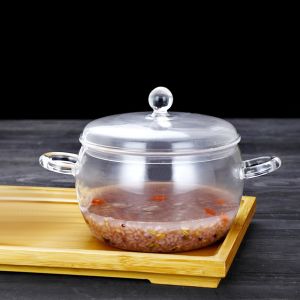 Buy cheap Soup Round Double Ears 1800ml Borosilicate Glass Pot from wholesalers