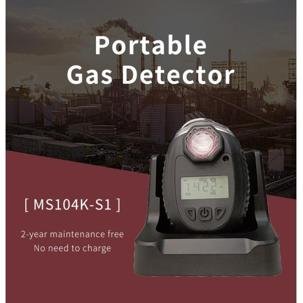 Quality MS104K-S1 Two Year Maintenance Free Protable Single Gas Detector Diffusion Measurement For CO2 CO H2S O2 EX for sale